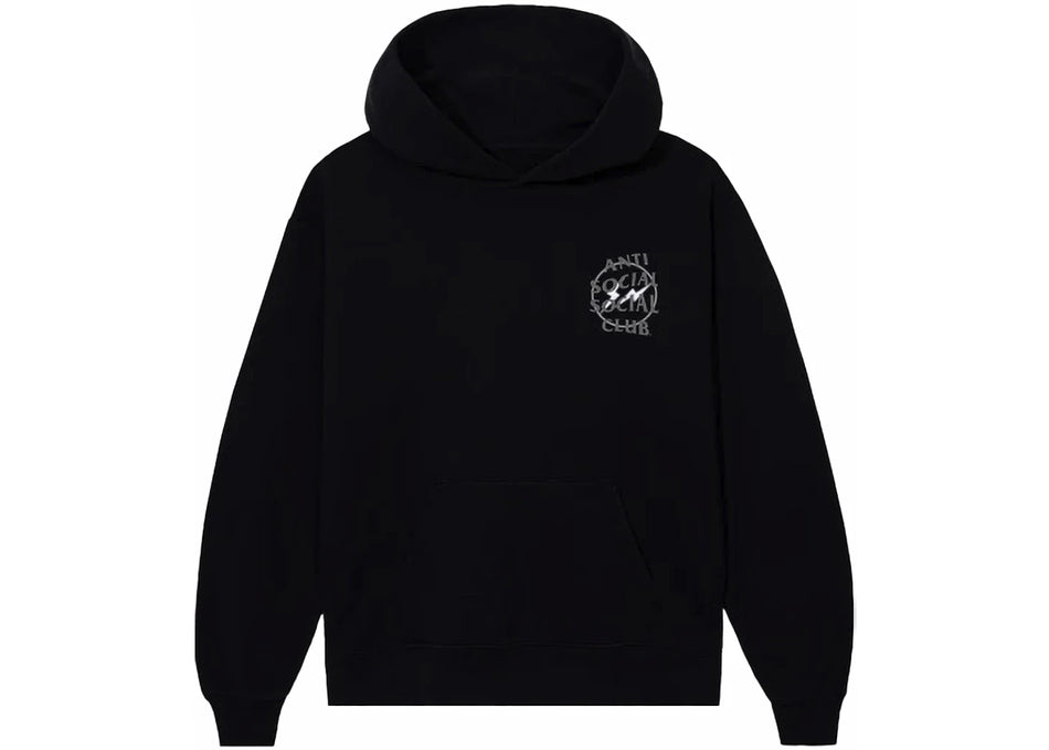 Anti Social Social Club Fragment Half Tone Hoodie Black/Gray