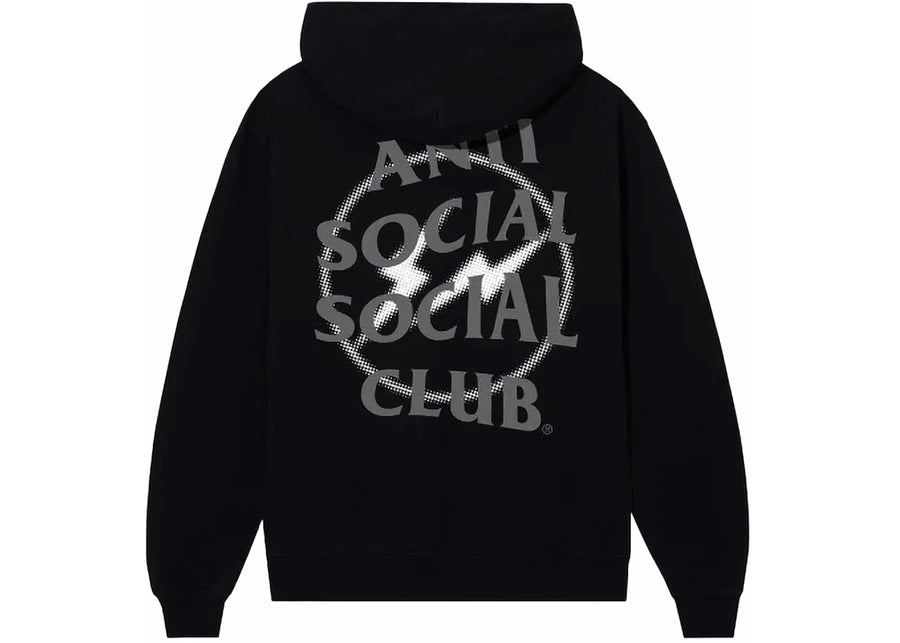 Sweat à capuche Anti Social Social Club Fragment Half Tone Noir/Gris