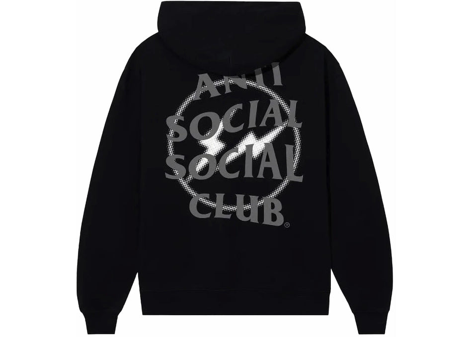 Anti Social Social Club Fragment Half Tone Hoodie Black/Gray
