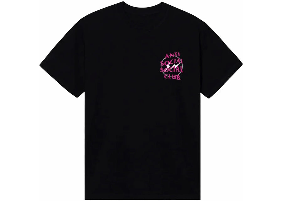 T-shirt bicolore noir/rose Anti Social Social Club Fragment