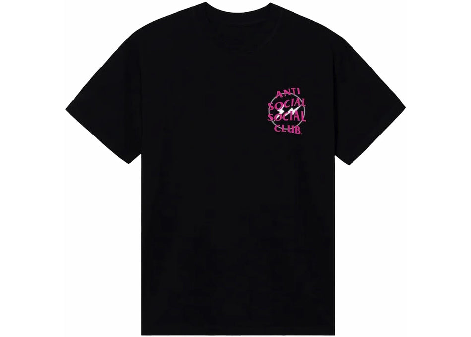 Anti Social Social Club Fragment Half Tone Tee Black/Pink