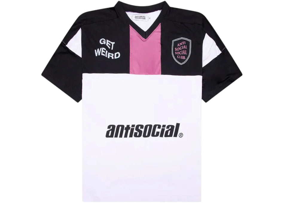 Anti Social Social Club Get Weird Soccer Jersey White
