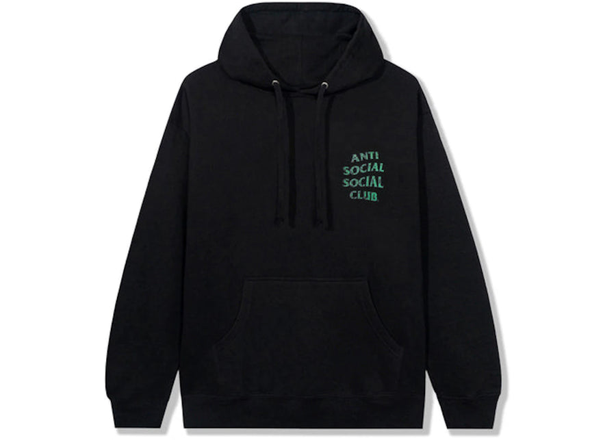 Sweat à capuche noir Anti Social Social Club Glitch