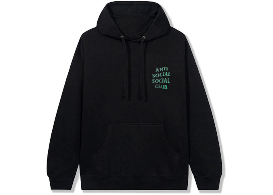 Anti Social Social Club Glitch Hoodie Black