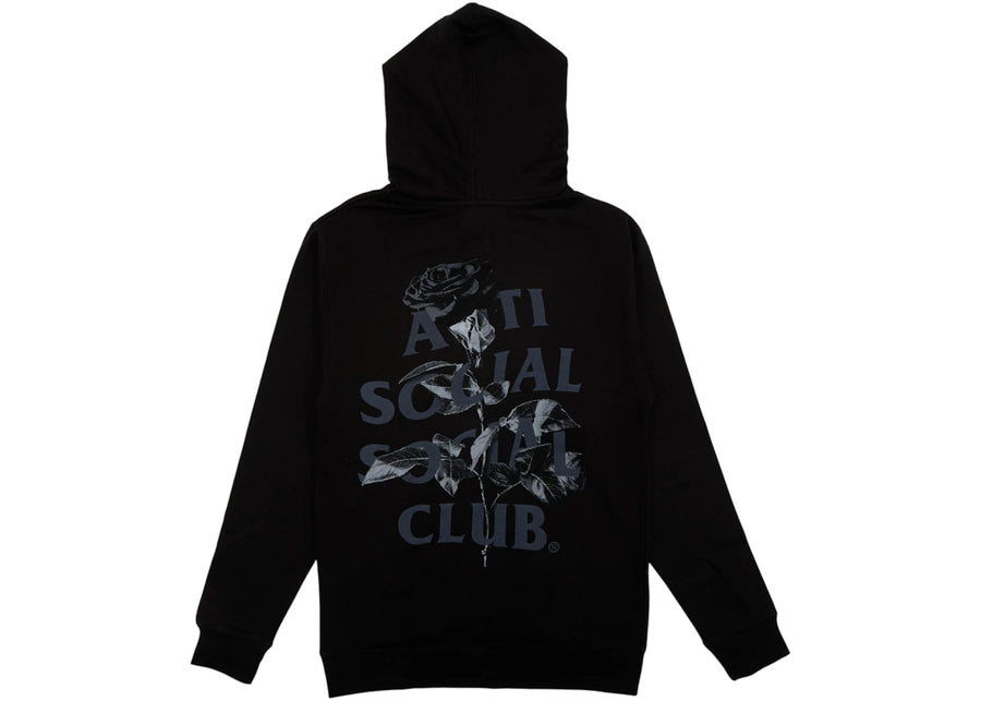 Sweat à capuche noir Hell O Rose du club social antisocial