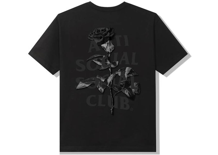 T-shirt noir Anti Social Social Club Hell O Rose
