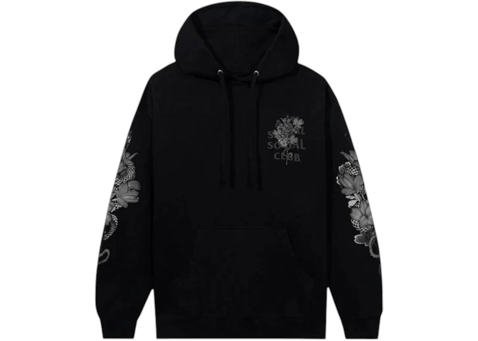 Anti Social Social Club Hokkaido 3M Reflective Hoodie Black