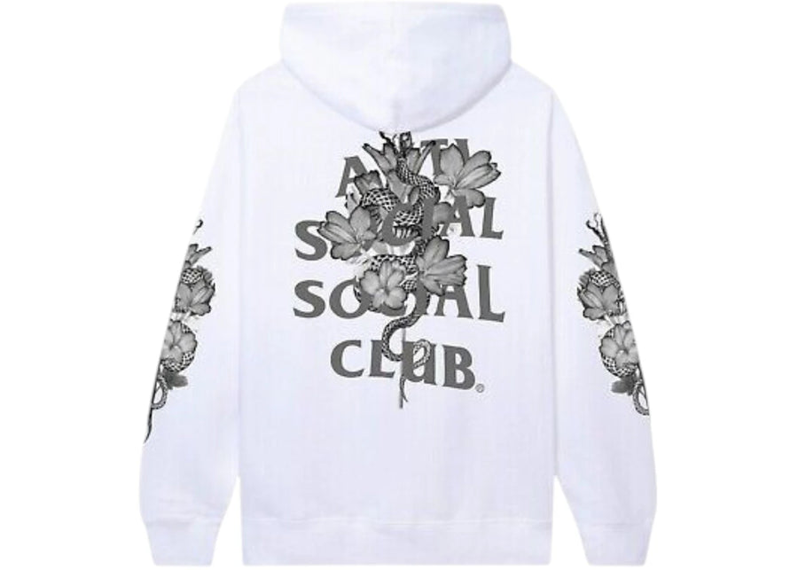Sweat à capuche réfléchissant blanc 3M Anti Social Social Club Hokkaido