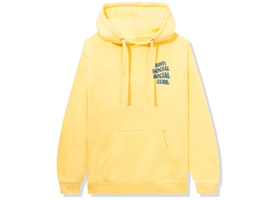Club social antisocial, sweat à capuche jaune profond