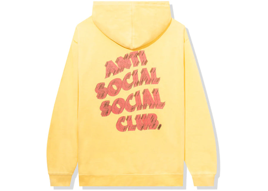 Club social antisocial, sweat à capuche jaune profond