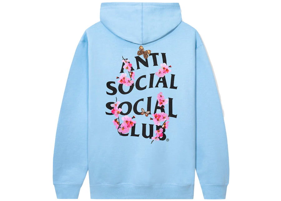 Anti Social Social Club Kkoch Sweat à capuche bleu