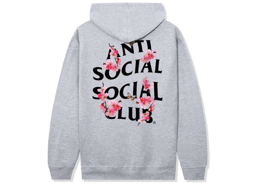 Sweat à capuche gris Anti Social Social Club Kkotch
