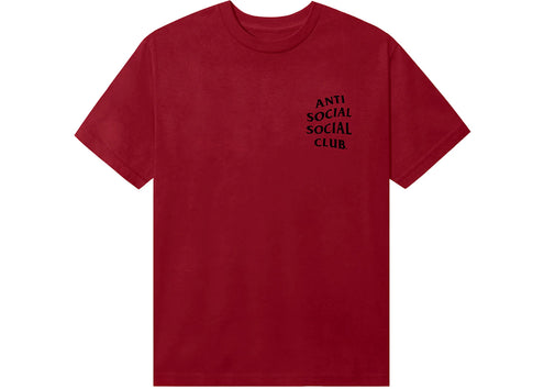 Anti Social Social Club Kkotch Tee Maroon