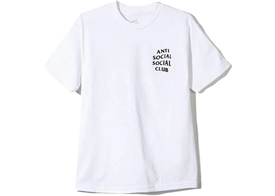 T-shirt blanc avec logo Anti Social Social Club