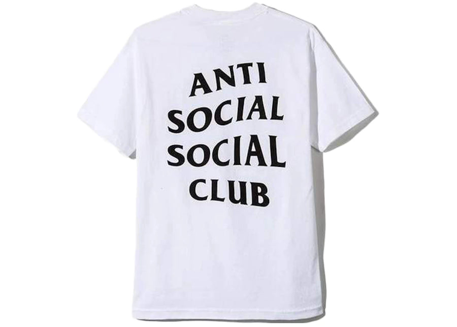 T-shirt blanc avec logo Anti Social Social Club