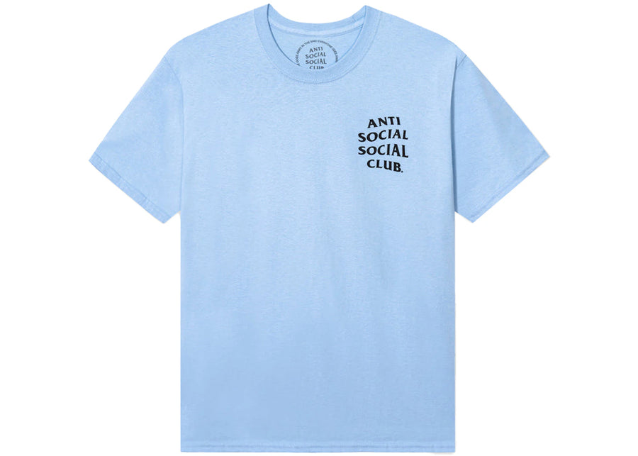 T-shirt bleu Anti Social Social Club Mind Game