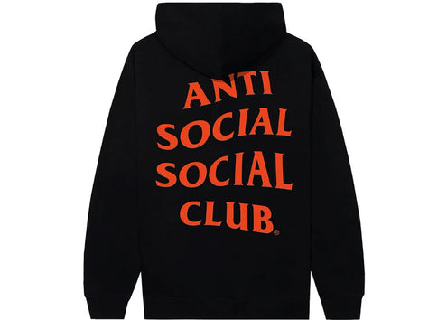 Anti Social Social Club Mind Games Hoodie Black/Orange