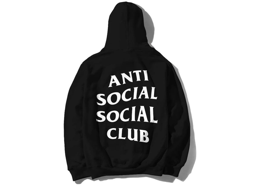 Sweat à capuche Anti Social Social Club Mind Games (FW19) Noir