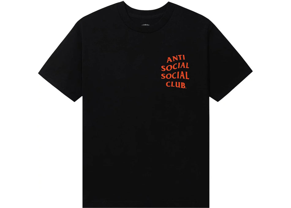 Anti Social Social Club Mind Games Tee Black/Orange
