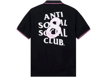 Polo monégasque Anti Social Social Club noir