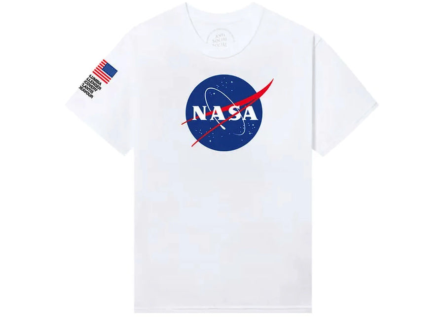 T-shirt blanc Anti Social Social Club Nasa Nebula
