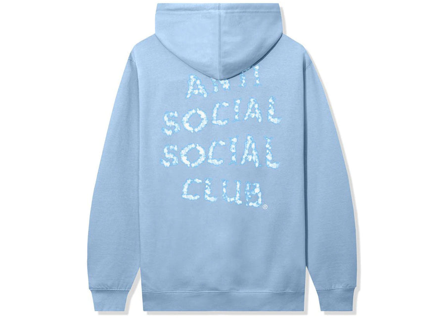 Sweat à capuche bleu Anti Social Social Club Partly Cloud