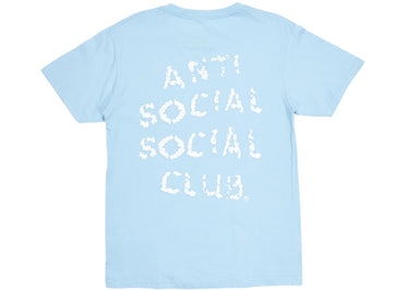 T-shirt bleu « Anti Social Social Club Partiellement Nuageux »