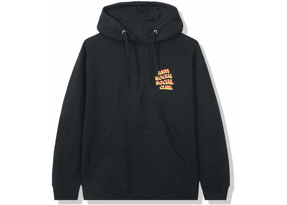 Anti Social Social Club Popcorn Hoodie Black