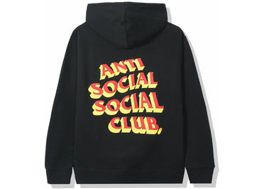 Sweat à capuche noir Anti Social Social Club Popcorn