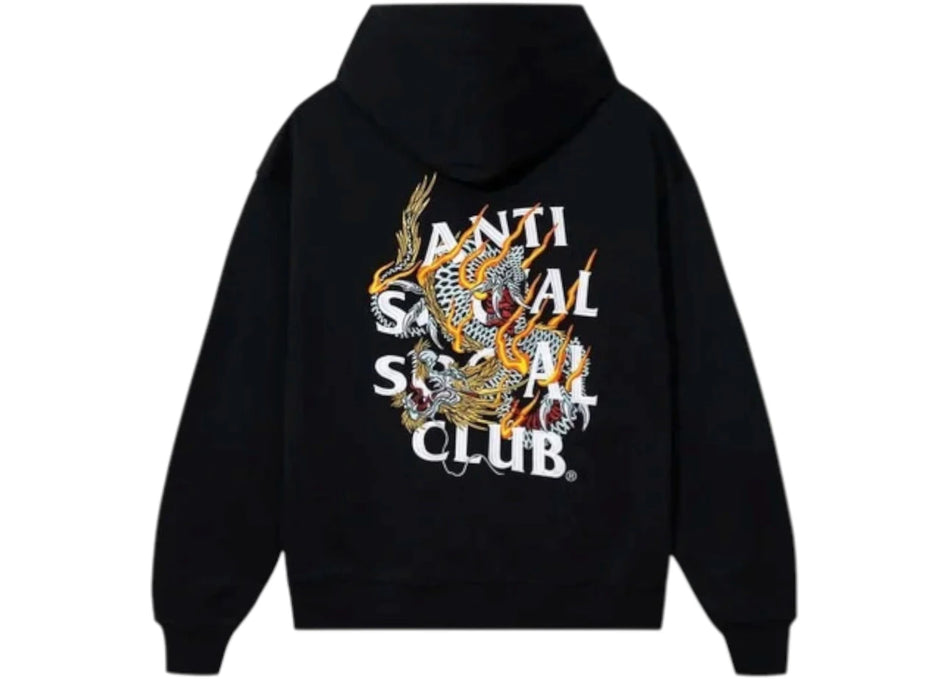 Anti Social Social Club Quivering Liquids Hoodie Black