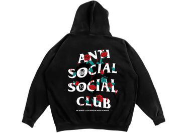 Sweat à capuche noir Anti Social Social Club Sadboyz Miles De Rosas