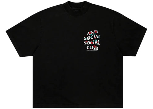 Anti Social Social Club Sadboyz Miles De Rosas Tee Black
