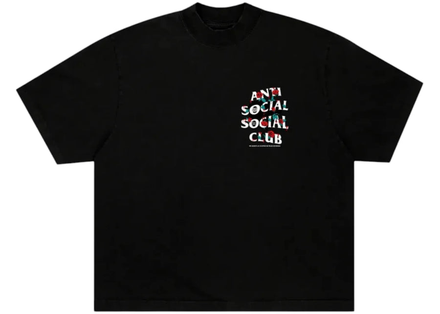 T-shirt noir Anti Social Social Club Sadboyz Miles De Rosas