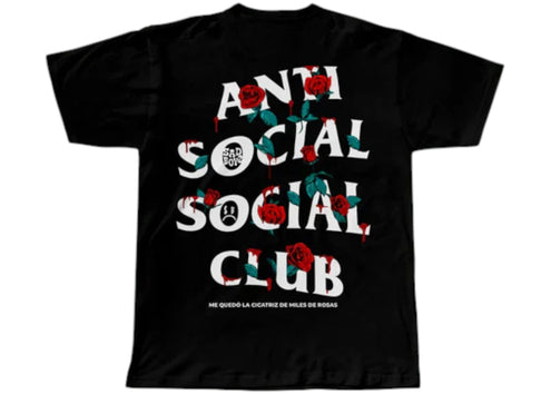 Anti Social Social Club Sadboyz Miles De Rosas Tee Black