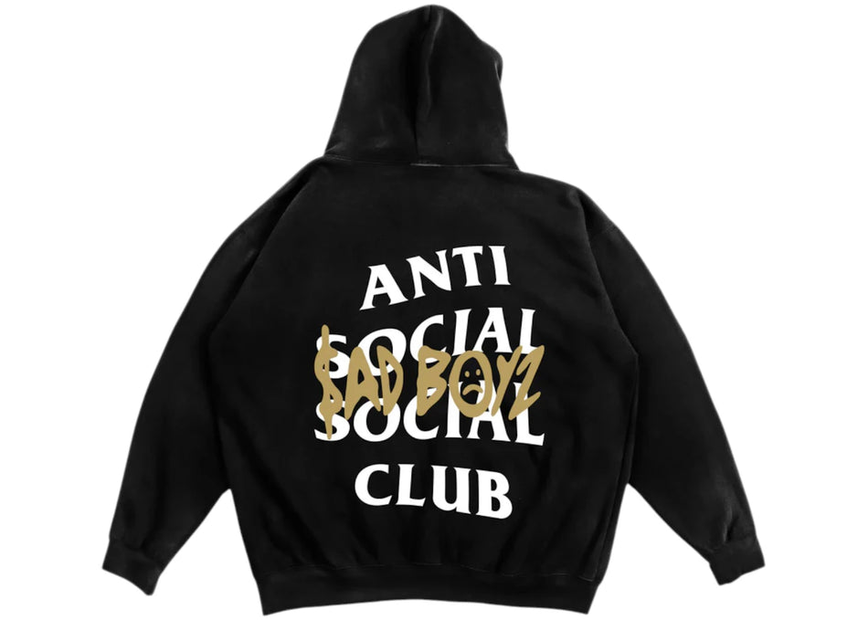 Anti Social Social Club Sadboyz Sad Boyz Hoodie Black