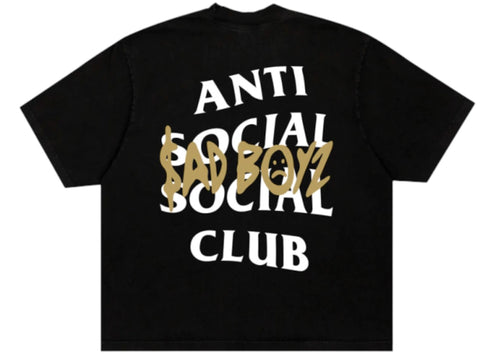 Anti Social Social Club Sadboyz Sad Boyz Tee Black