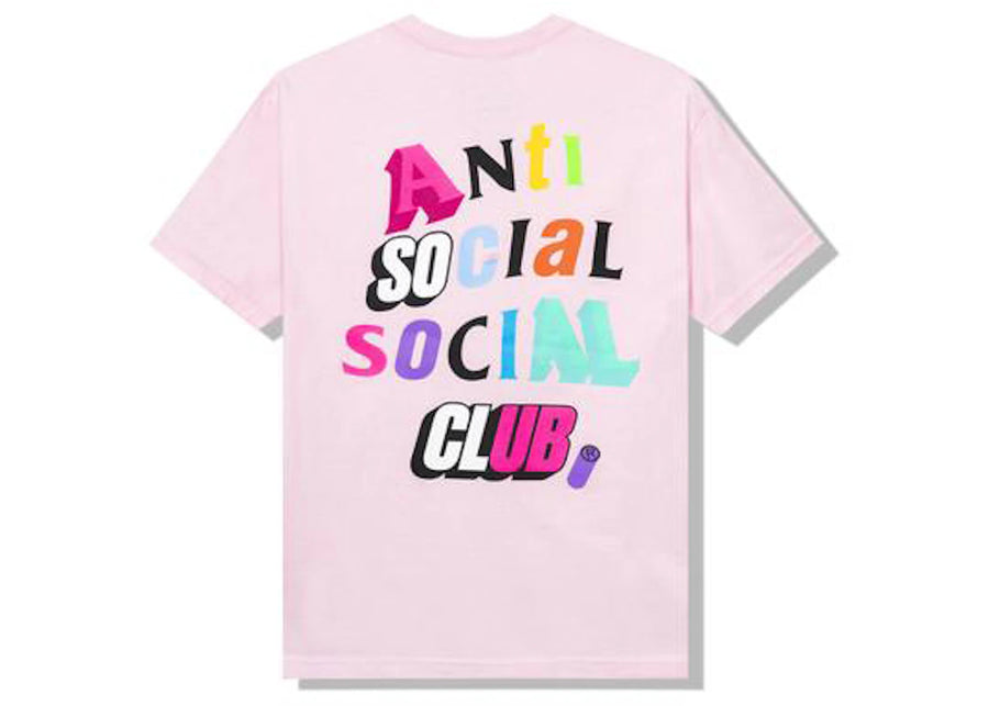 Anti Social Social Club T-shirt rose « The Real Me »