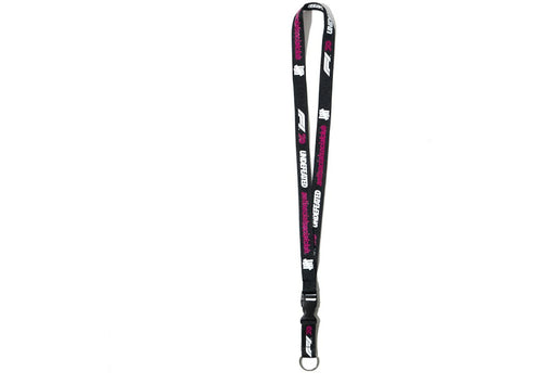 Anti Social Social Club UNDFTD X F1 Lanyard Black
