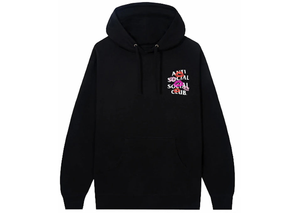 Anti Social Social Club Your Kiss Hoodie Black