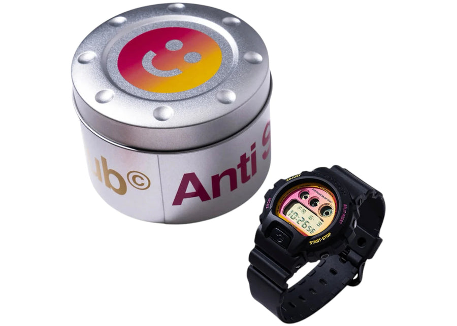 Montre Anti Social Social Club x Casio G-Shock 6900 Noire