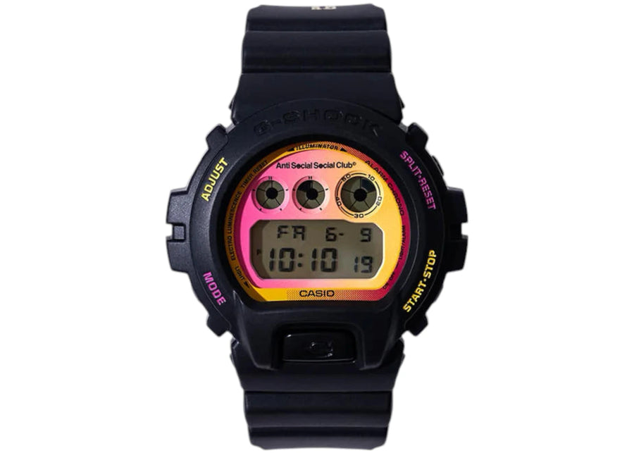 Montre Anti Social Social Club x Casio G-Shock 6900 Noire