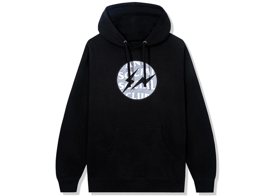 Sweat à capuche Anti Social Social Club x Fragment Called Interference (FW22) Noir