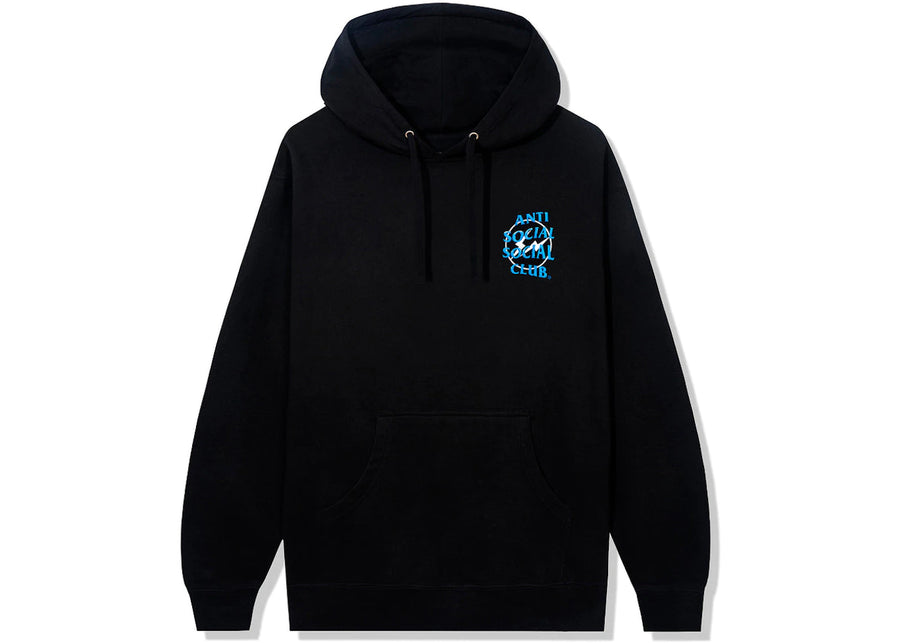 Sweat à capuche Anti Social Social Club x Fragment Precious Petals (FW22) Noir Bleu