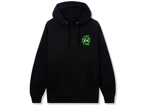 Anti Social Social Club x Fragment Precious Petals Hoodie (FW22) Black Green
