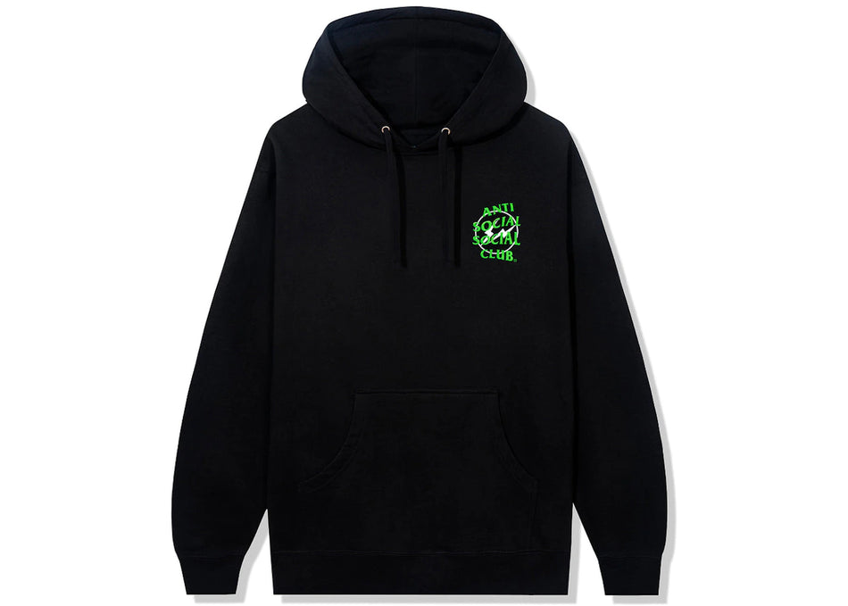 Anti Social Social Club x Fragment Precious Petals Hoodie (FW22) Black Green