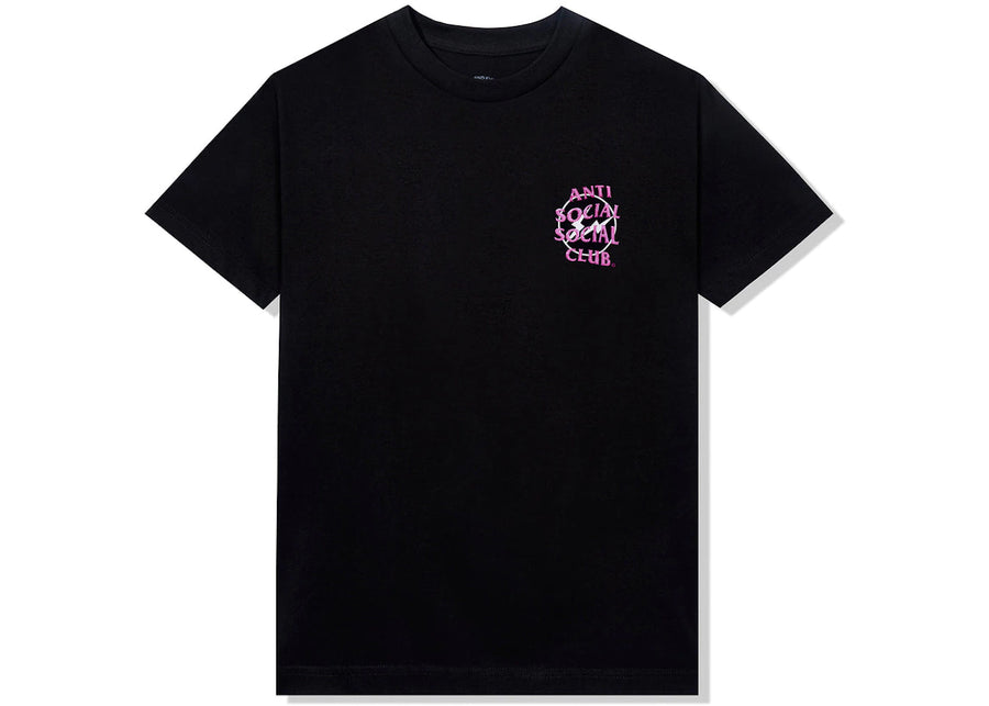 T-shirt Anti Social Social Club x Fragment Precious Petals (AH22) Noir Rose