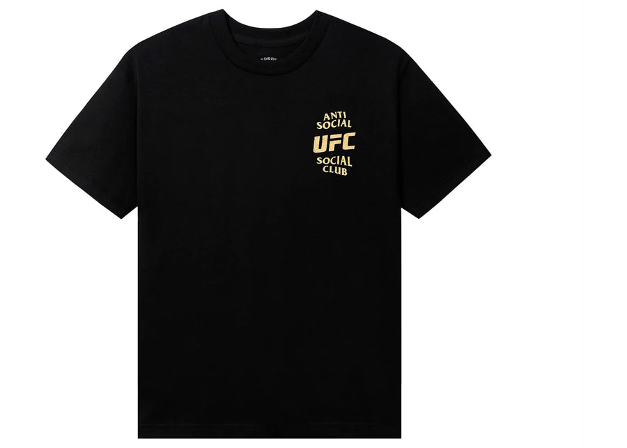 T-shirt noir Anti Social Social Club x UFC (modèle éponyme)