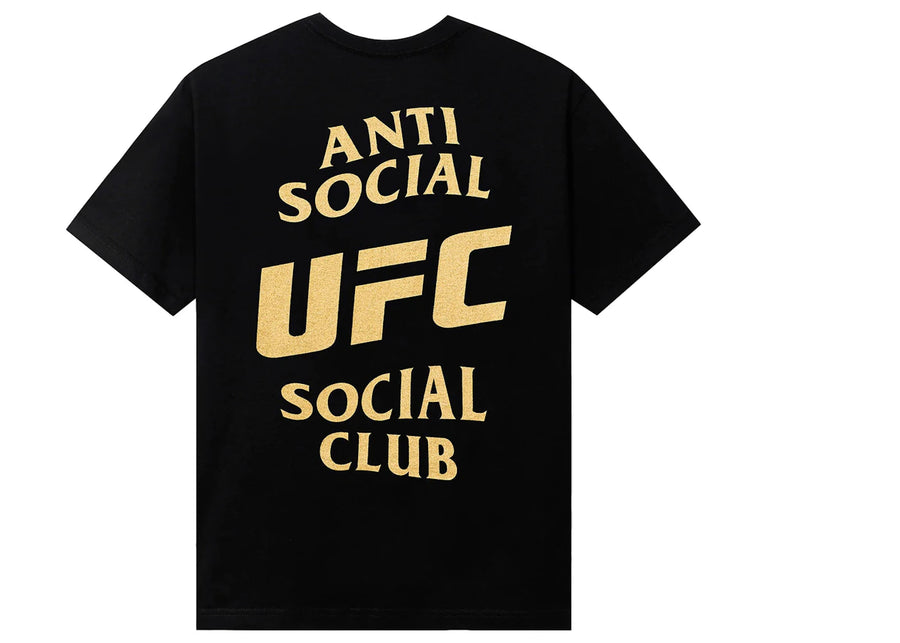 T-shirt noir Anti Social Social Club x UFC (modèle éponyme)