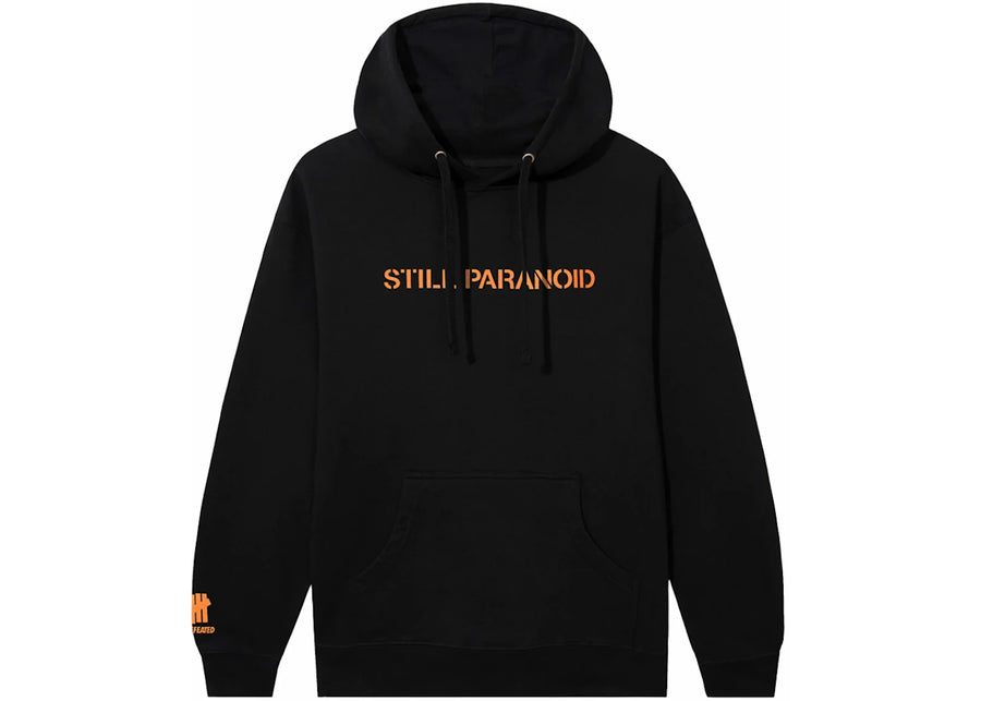 Sweat à capuche noir Anti Social Social Club x Undefeated Still Paranoid