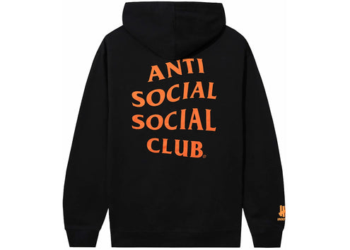 Anti Social Social Club x Undefeated Still Paranoid Hoodie Black
